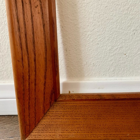 Vintage Mid. Century Oak Wood Frame 16/16” - Picture 8 of 14